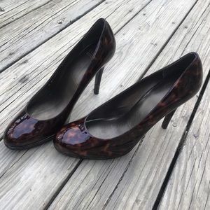 Stuart Weitzman Tortoise Colored High Heels